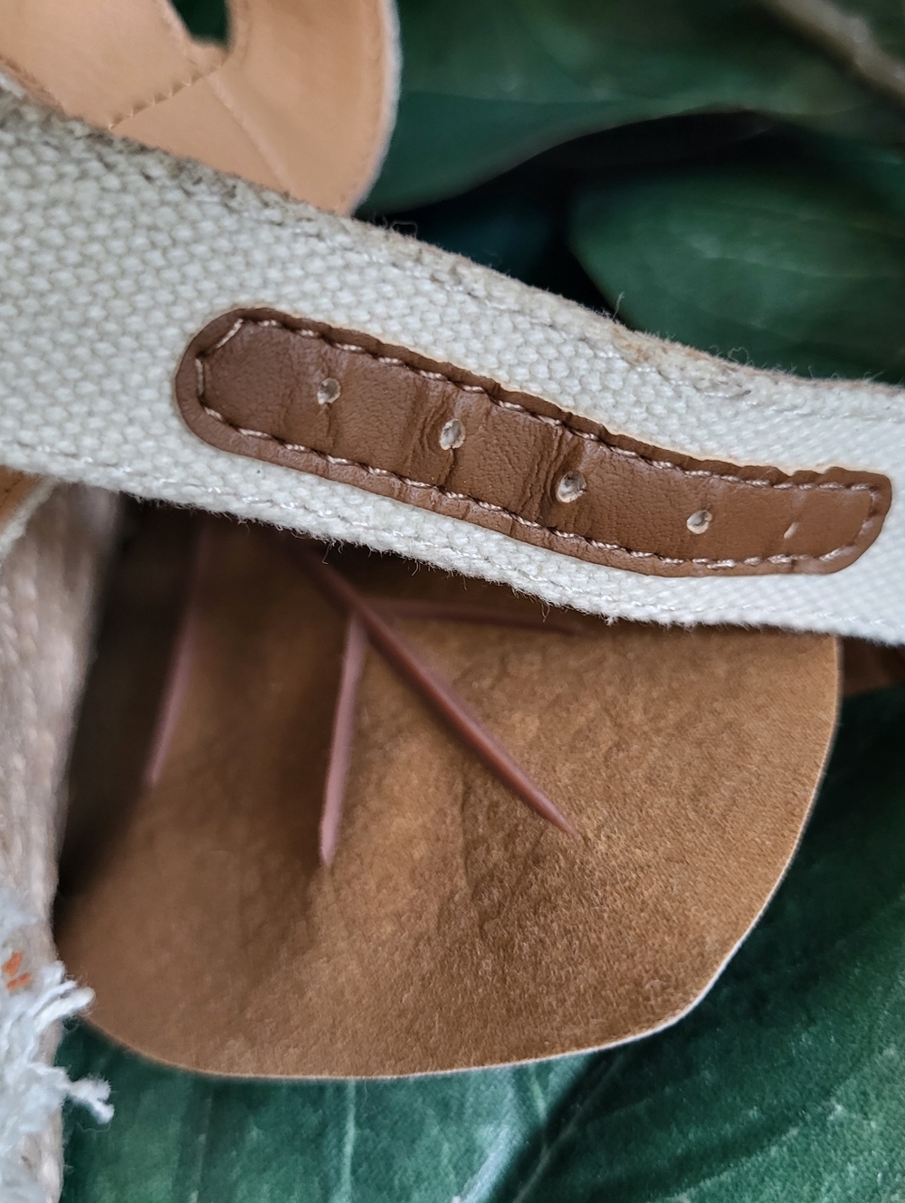 Tommy Bahama Canvas Espadrille Wedge Canvas Sandals Shoes 8.5 NEW Coastal Chic - Picture 6 of 13